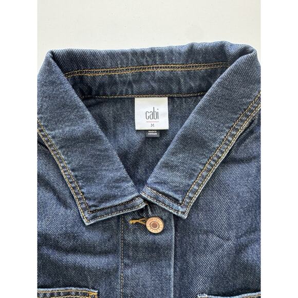 Cabi Fall 2025 Barn Jacket Size M STYLE: 4873 Indigo NWT - Picture 2 of 5
